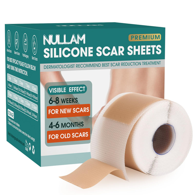 [Australia] - Silicone Scar Sheets, Silicone Scar Tape(1.6"x 158"), Scar Tape for Scar Removal Treatment, Reusable Silicone Scar Strips for Surgical, C-Section, Keloid, Burn, Acne, Surgical Scars 1.6"x 158" 