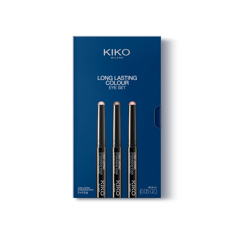 [Australia] - KIKO Milano Long Lasting Colour Eye Set 01 | 3 Eyeshadow Sticks With 24-Hour Hold 