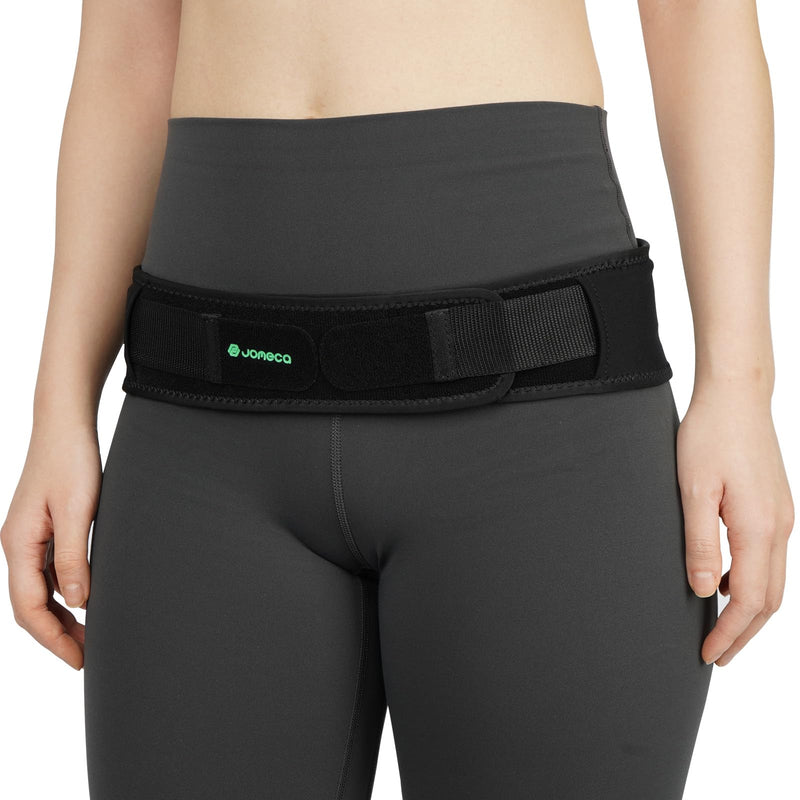 Sacroiliac SI Joint Hip Belt for Women and Men - Adjustable Compression Pelvic Belt Support Hip Brace for SI Joint Dysfunction, Sciatica (Medium) Medium