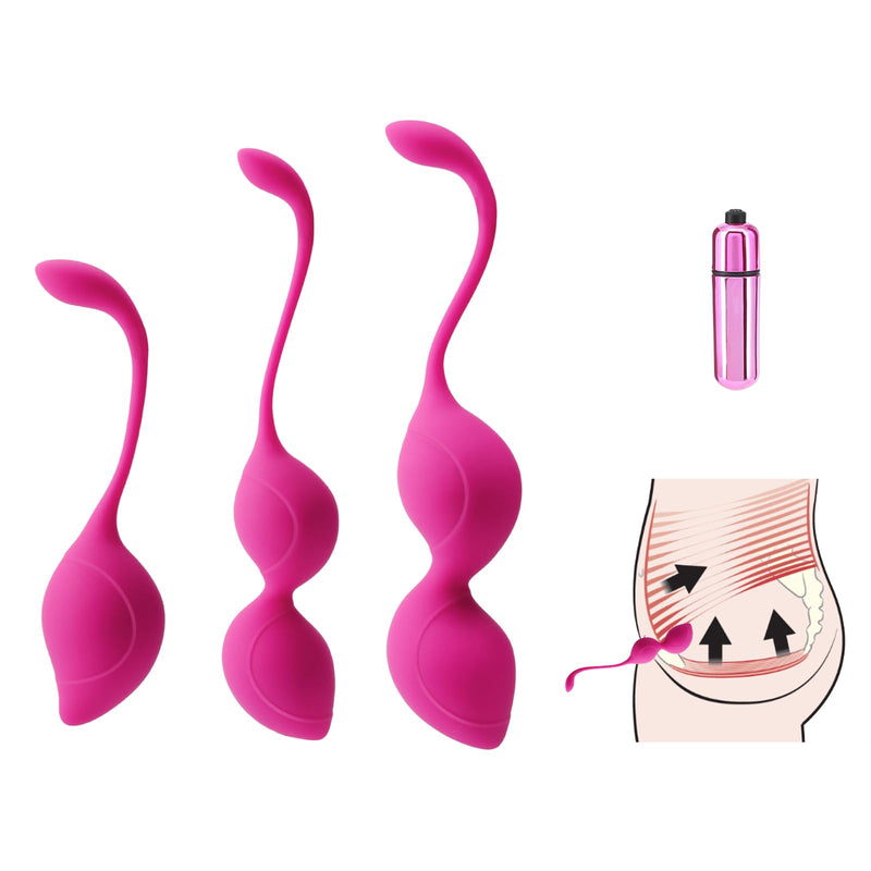 [Australia] - Kegel Tightener Balls: for Vaginal Tightening Ben was Balls for Women Pelvic Floor Muscle Strengthening Kegel Weights Ben Wa Balls Set Kegel Balls Set for Women Tightening Exercise Beginners Advanced 