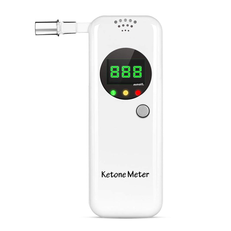 [Australia] - Ketosis Breath Meter, Accurate Digital Keto Breath Analyzer for Ketosis Tracking with 10pc Mouthpieces(mmol/L) 1 Count (Pack of 1) 