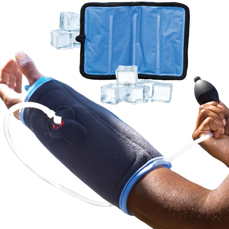 [Australia] - Polar Bear Cryo Wrist Brace – Medical-Grade Cold & Compression Therapy for Men & Women, Wrist Brace for Carpal Tunnel, Great for Sports and Athletes, Adjustable Universal Right, Black 
