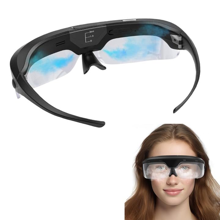 LC-dolida Eyespa Mist Mask Steam Eye Mask for Dry Eyes Heated Eye Care Device Eye Heated Nano Mist Spraye Portable Warm Compress Eyes Mister for Eyelid Eye Skin SPA Eye Steam Relief Dry Eye and Stye black