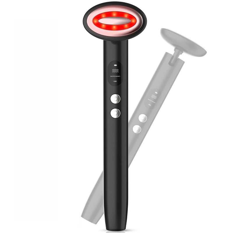 Light-Therapy-Wand, Red Light Therapy for Face and Neck, 9-in-1 Led Facial Sculptor Rejuvenation Eyes & Face Massager Tool