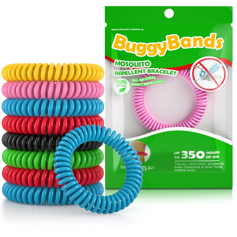 [Australia] - 48 Pack Mosquito Repellent Bracelets for Adults & Kids, DEET-Free Wristbands, Individually Wrapped Bug Repellent Bands 1 Count (Pack of 48) 