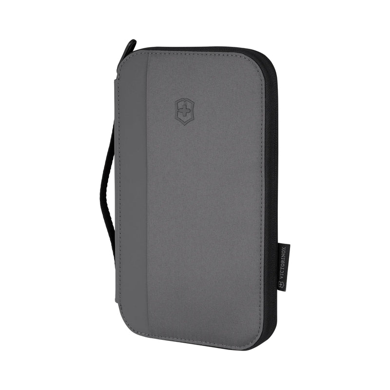 Victorinox Travel Essentials, Travel Organizer, Zippered Document Holder with RFID One Size Frost Gray