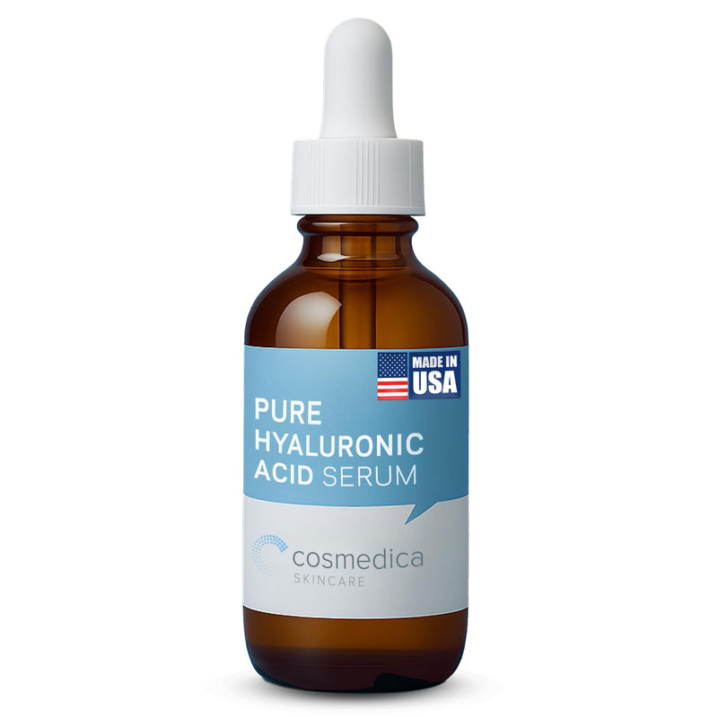 Cosmedica Hyaluronic Acid Serum with Vitamin B5 - Intense Hydration, Anti-Aging, Non-Greasy, Paraben Free, Face Serum - 1oz 1 Fl Oz (Pack of 1)