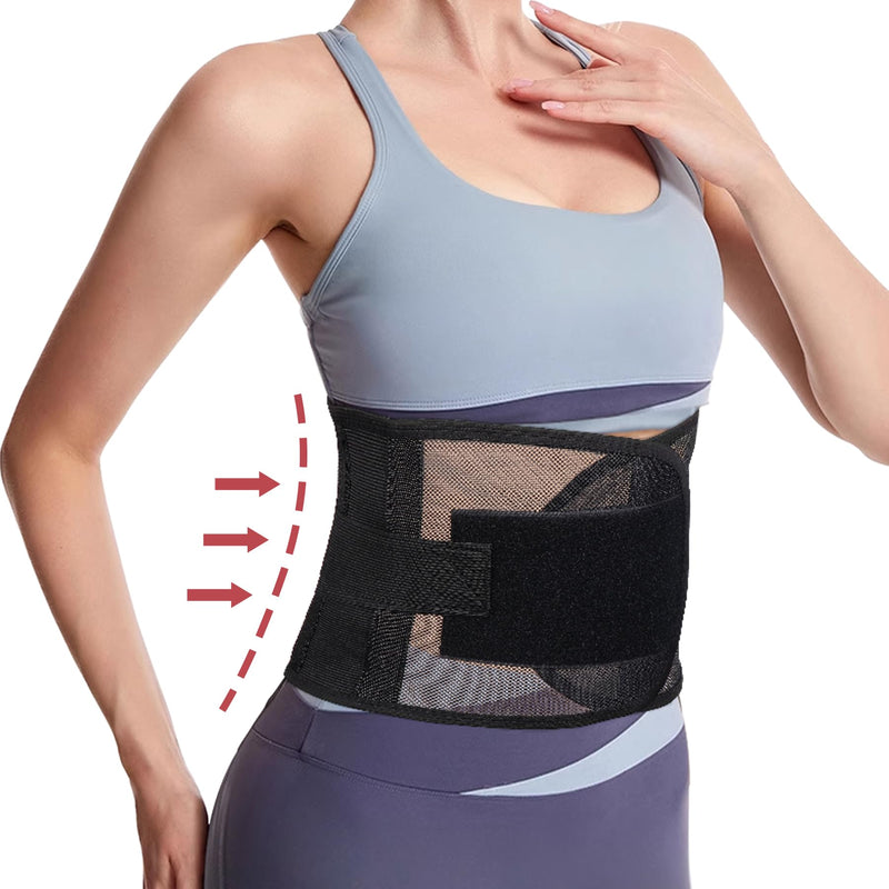 [Australia] - Umbilical Hernia Belt, Elastic Abdominal Binder Lower Waist Support Belt, Post Surgery Postpartum Belly Band Belly Wrap Hernia Belt Stomach Compression Wrap for Men and Women (Small) Small 