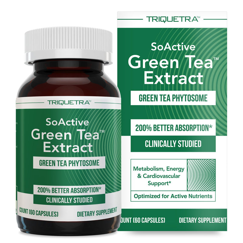 [Australia] - SoActive Green Tea‚Ñ¢ Extract - Clinically Studied Green Tea Phytosome - Up to 200% Better Absorption & Bioavailability - Clinically Validated Dose - Supports Metabolism & Weight Management - 60 Caps 