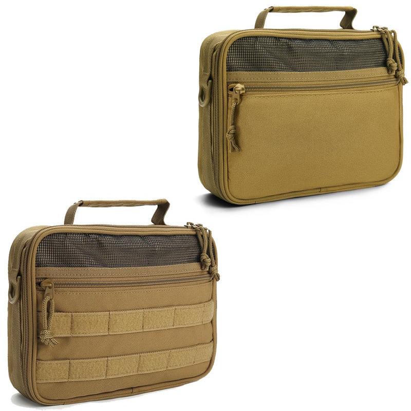SMONT Tactical Toiletry Bag Brown Khaki