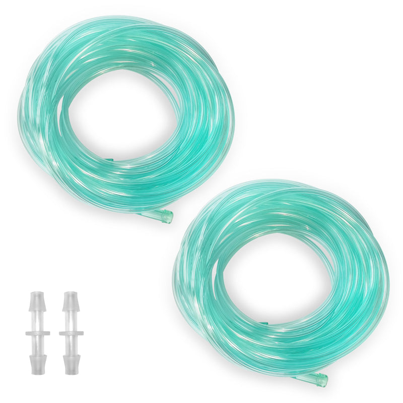 [Australia] - 2 Pack, Each 32.8 ft (10 Meter) Long Oxygen Tubing | Air Tubing, Universal Interface, with Connector 