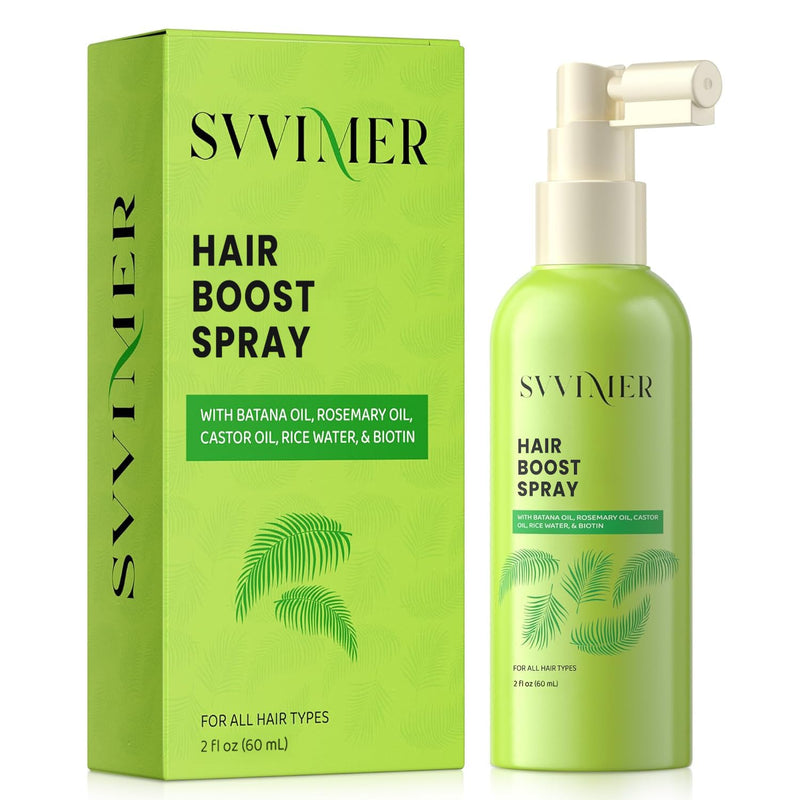 Hair Growth Serum Spray - with Rosemary Batana Oil Biotin for Hair Loss and Thinning Hair - Thicker Fuller Hair for Women Men 2 Fl Oz (Pack of 1) 2 Fl Oz (Pack of 1)