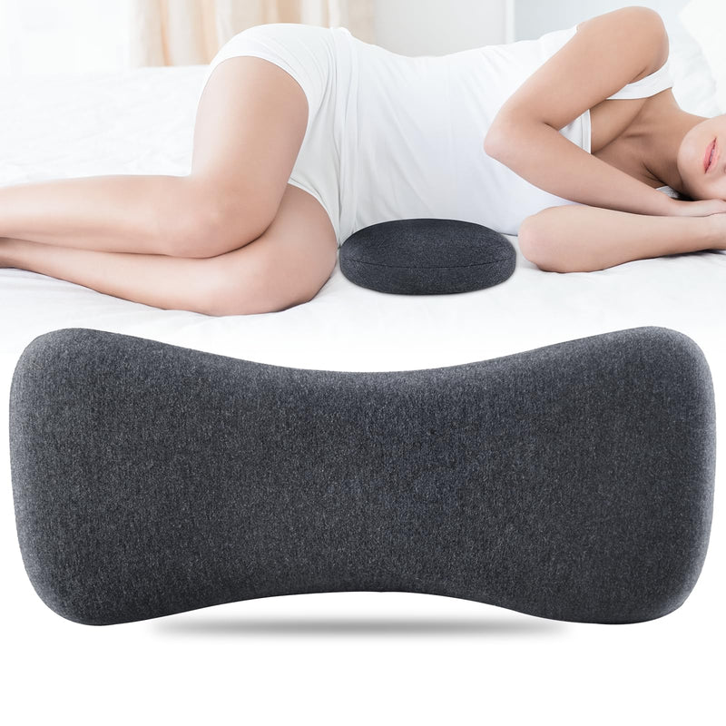 [Australia] - Lumbar Support Pillow for Sleeping Memory Foam Lumbar Pillow for Lower Back Pain Relief Back Support Pillow for Side,Back and Stomach Sleepers-Bed Wedge Bolster Pillow Bed Rest Pillow Standard 