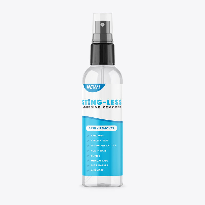 [Australia] - Sting-Less Adhesive Remover for Skin | Bandage & Surface Adhesive Remover | Sting Free Formula | All Natural | Removes Bandages, Tape, Gum in Hair, Glitter, Wig Adhesives | Made in The USA | 4 Oz Spray Bottle 2.0 