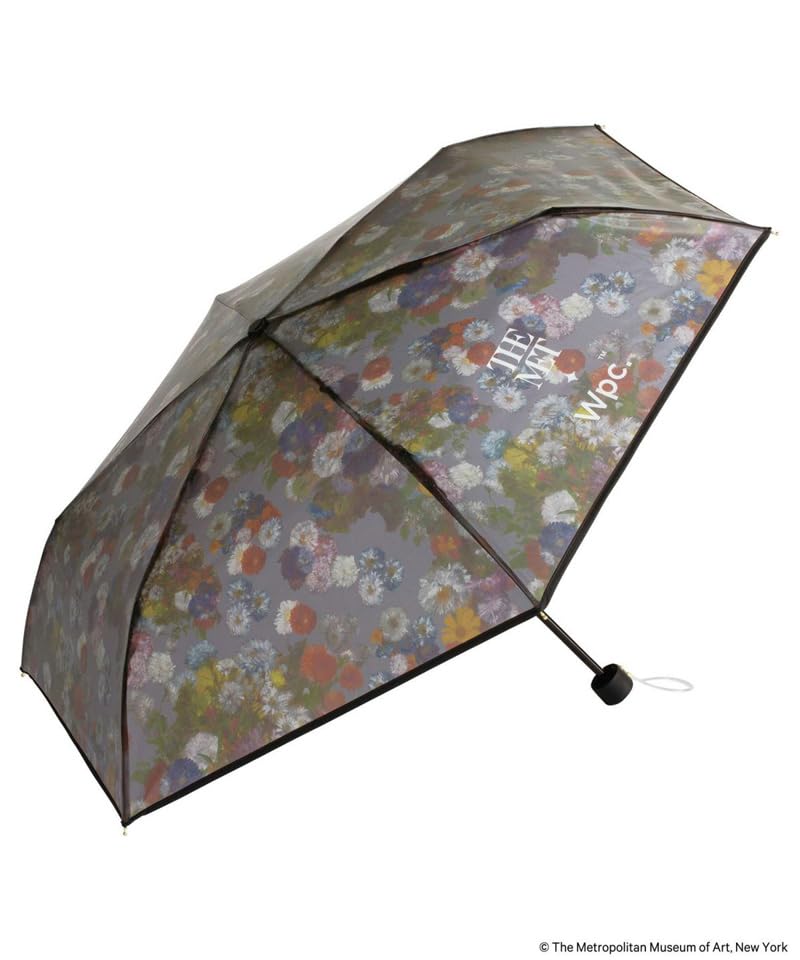 Wpc. The MET Folding Umbrella, Lightweight, Compact, Manual Open, Clear Art Print Design, Art Design