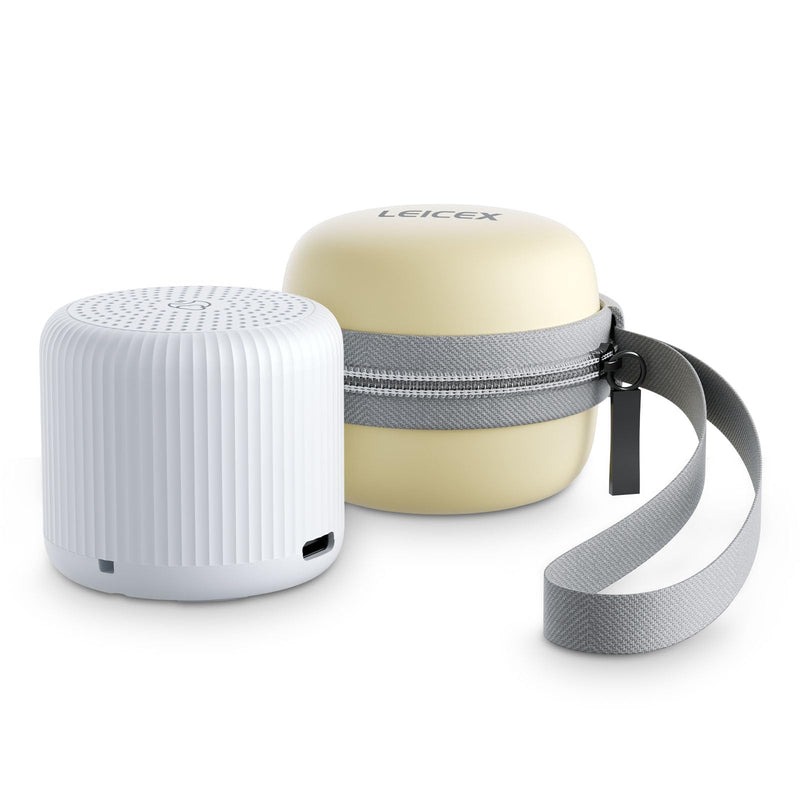 [Australia] - Portable Sound Machine + Travel Case, Mini White Noise Machine for Sleeping & Travel Case White + Travel Case 