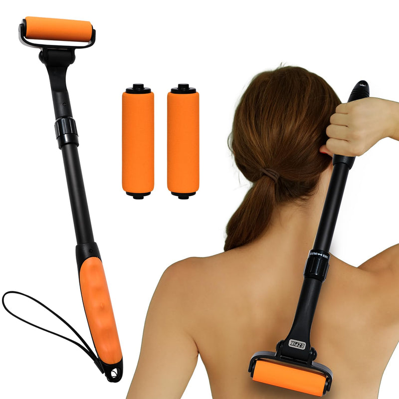 [Australia] - EZPIK Lotion Applicator for Back, Extendable up to 23" - Curved Design Back Lotion Applicator for Elderly/Seniors with Limited Mobility, Lotion Stick & Sunscreen Applicator for Skin Cream, Oils & More 