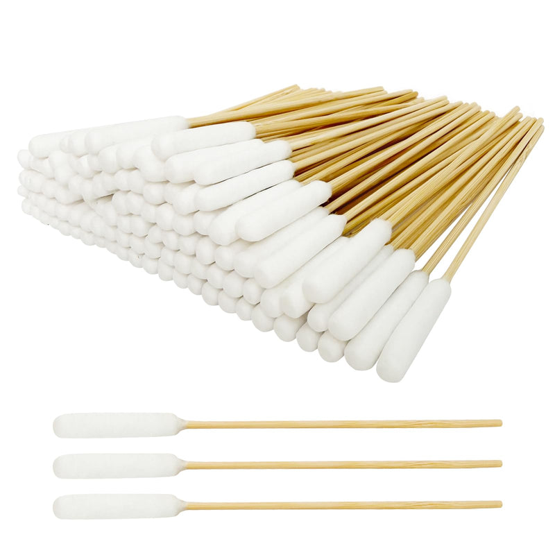 Cotton Swabs for Dogs Ears - 100 Pcs 6-Inch Bamboo Long Cotton Swabs - Gentle and Effective Pet Cleaning, Grooming, and First Aid 100 Pcs Long Head Cotton Swabs - PawsPlanet Australia
