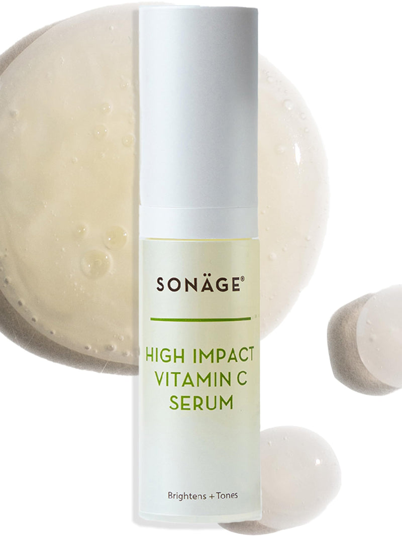 Sonage High Impact Vitamin C Serum:With Hyaluronic Acid | Hydrates & Fades Appearance Of Dark Spots 30 ml