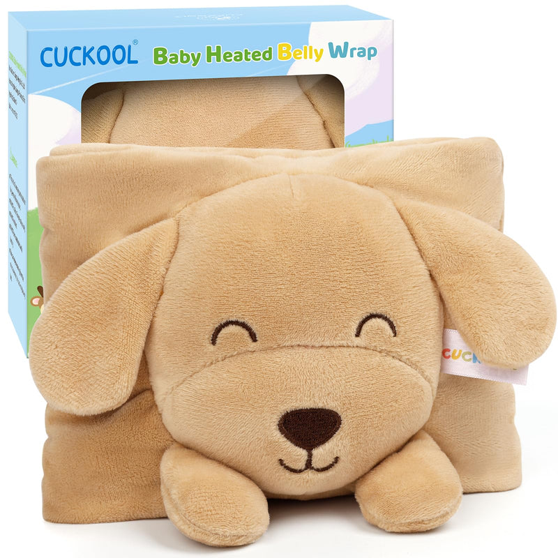 [Australia] - Baby Colic and Gas Relief, Heated Tummy Wrap for Newborns Belly Relief by Soothing Warmth, Baby Heating Pad Swaddling Belt Relief & Soothe Gas, Colic and Upset Stomach for Newborns to Toddler (Puppy) Puppy 