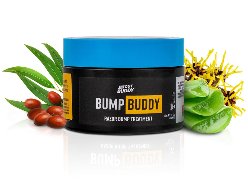 Bump Buddy After Shave Cream, Helps Reduce Razor Bumps & Discomfort Post-Shave for Head, Face, Neck, Underarms, Legs, Bikini Area, 50 ml