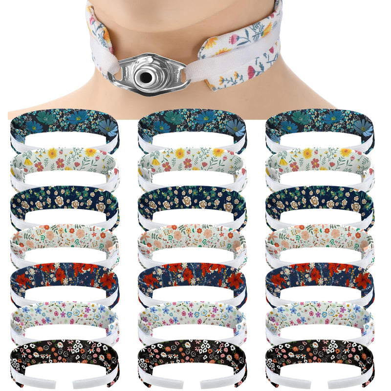 [Australia] - Geiserailie 21 Pcs Tracheostomy Tube Holder Adjustable Tracheostomy Supplies Tube Holder Soft Reusable Tracheostomy Care Kits for Men and Women, One Size Fits Most People 
