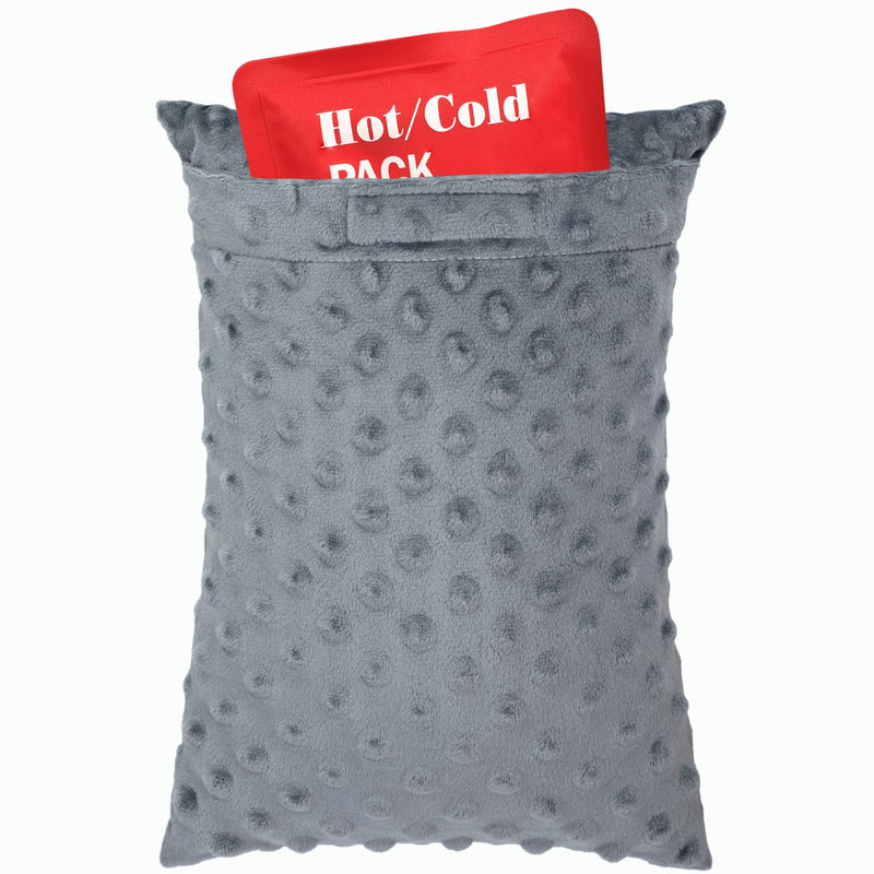 [Australia] - Tiny Hysterectomy Pillow Small Hysterectomy Recovery Must Haves Products Gifts Soft Post Surgery Pillows with Ice Pack Pocket for Abdominal Surgery Cushion Cough Pillow, Minky Dot Dark Gray 