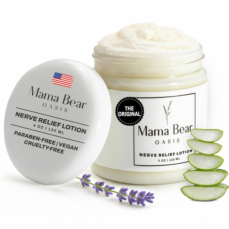 [Australia] - Mama Bear Oasis Lotion - Hydrating Lotion w/ Magnesium Chloride and Pure Ingredients - Fast-Absorbing and Non-Greasy Formula for Foot and Leg Comfort (Pack of 1) 