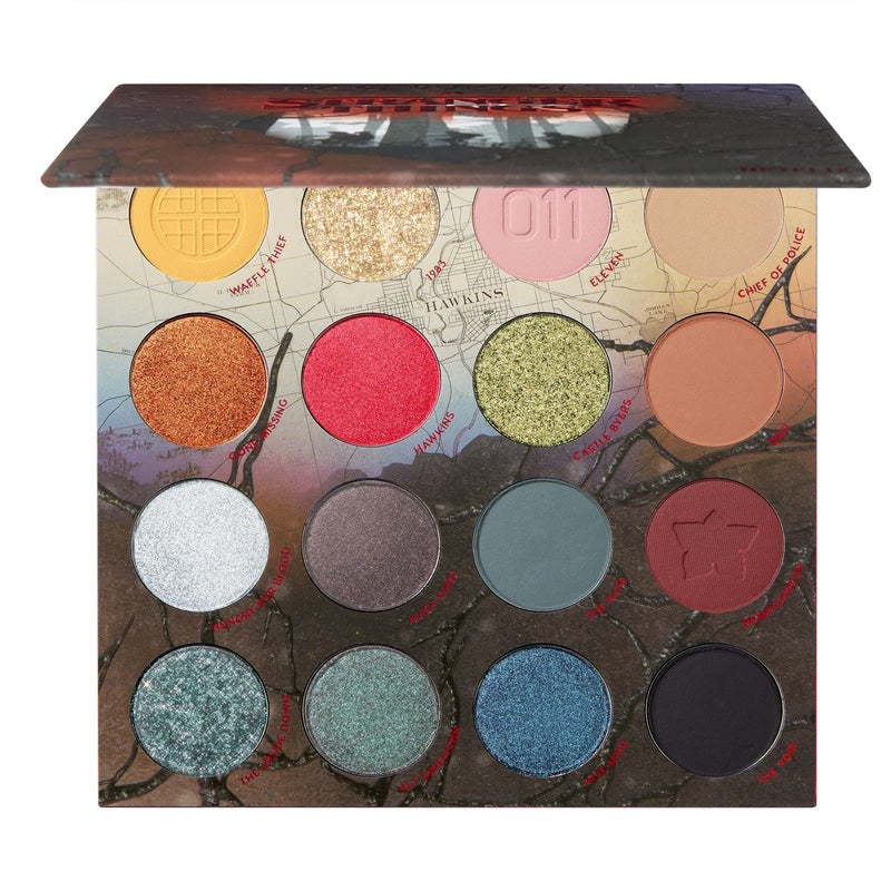 [Australia] - ColourPop x Stranger Things Chapter One Eyeshadow Palette - Retro Makeup Palette with Matte, Metallic & Pearlescent Finishes - Buildable & Blendable Formula with Long-Lasting Pigment (0.5 oz) 