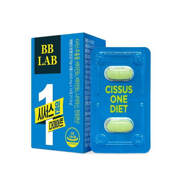 [Australia] - BB LAB Cissus One Diet, 300mg Cissus Extract Formula for Metabolism, Niacin, Vitamin B1, Vitamin B2, and Pantothenic Acid, Body Balancing 