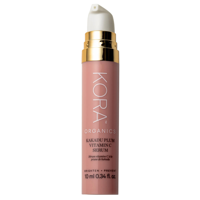 KORA Organics Kakadu Plum Vitamin C Serum, Antioxidant Rich Facial Serum with Hyaluronic Acid, Protect & Improve Skin Tone, Certified Organic, Cruelty Free, 0.34 fl oz 0.34 Fl Oz (Pack of 1)