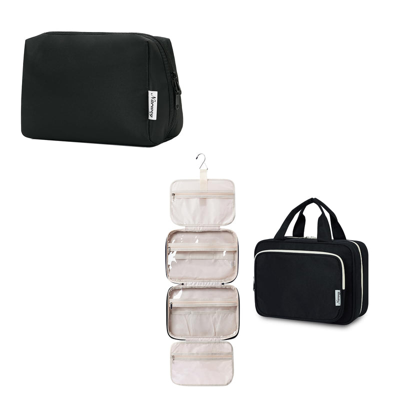 Narwey Large Hanging Toiletry Bag With Large Makeup Bag