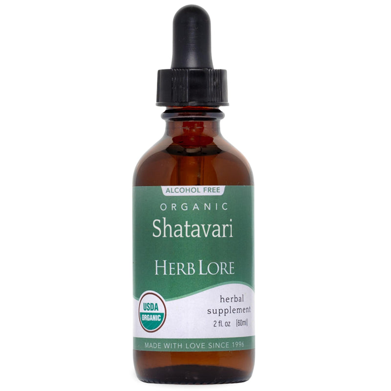 [Australia] - Herb Lore Organic Shatavari Root Extract Tincture - Liquid Shatavari Drops (Asparagus Racemosus) for Lactation and Wellness Support - Alcohol Free (2 fl oz) 2 Fl Oz (Pack of 1) 