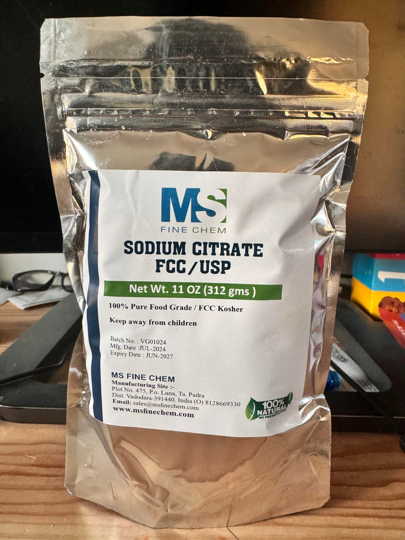 [Australia] - Sodium Citrate Powder 11 Ounce - Food Grade, Non-GMO -Emulsifier for Cheese,Spherification,and Molecular Gastronomy Cooking,Thickener,Preserve Foods, 312g 