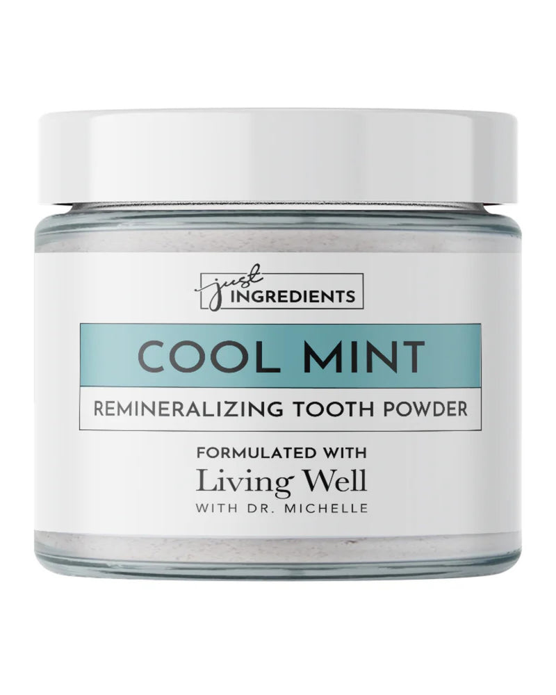 [Australia] - Just Ingredients Natural Tooth Powder | 60-Day Supply | Remineralizing Teeth Formula | Xylitol Tooth Powder | Fluoride-Free Toothpaste Alternative | Hydroxyapatite Paste | Fresh Mint Flavor 
