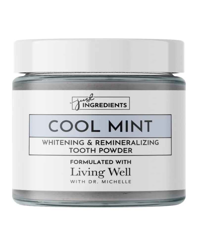 [Australia] - Just Ingredients Whitening Remineralizing Tooth Powder | 60 Day Supply | Toothpaste with Water Activated Formula | Use with Toothbrush for Baking Soda Powered Teeth Whitening | Essential Oils Formula 