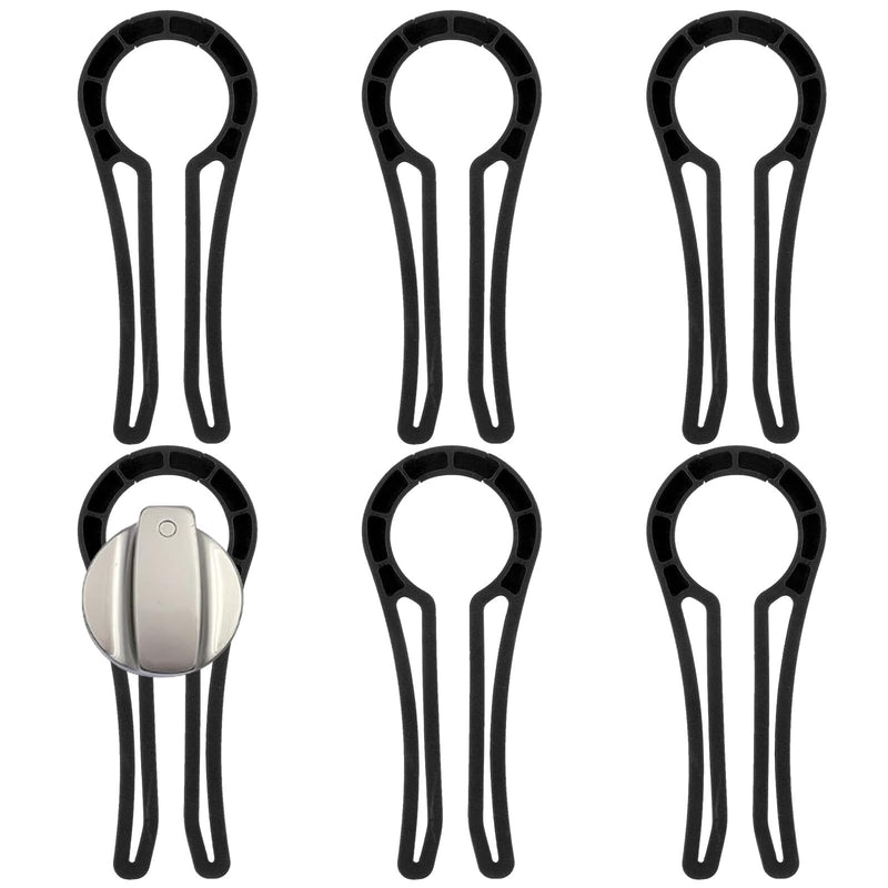 [Australia] - Stove Knob Safety Covers for Child, Gas Stove Knob Locks (5 Pack) clip 