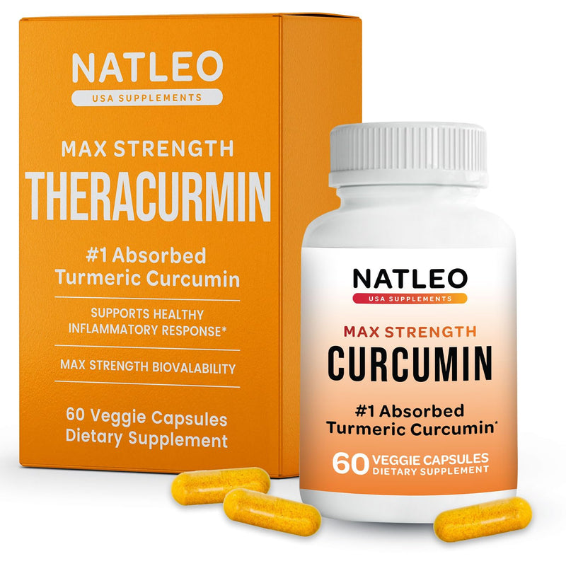 [Australia] - Theracurmin Turmeric Curcumin Supplement, 60 Count, High Absorption Turmeric & Curcumin -Joint Support Supplement - 42.6X More Bioavailablity 60 Count (Pack of 1) 