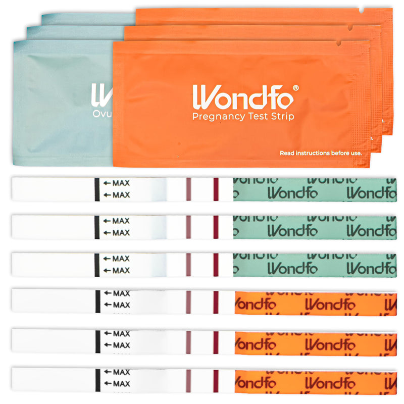 [Australia] - Pregnancy Test Strips and Ovulation Test Strips Combo Pack- Ovulation Predictor Tests and Pregnancy Tests -Reliable Home Testing for Family Planning 1 Count (Pack of 95) 