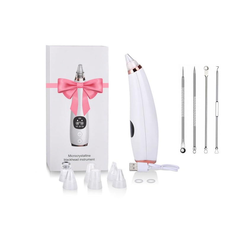 [Australia] - Blackhead Remover Pore Vacuum Tool Kit - 6 Suction Heads, 3 Modes, Pore Cleansing Blackhead Vacuum,Ideal for Men and Women 