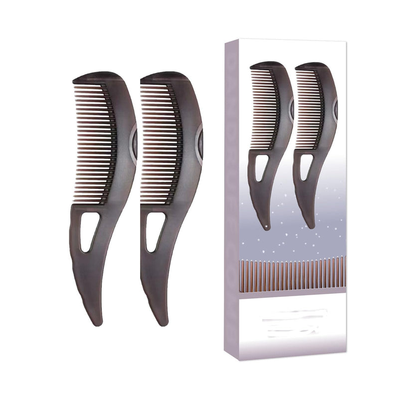 [Australia] - 2 pcs xiangwenlan dandruff comb,Hollow Tooth Hair brush for Scalp Massage, Reduce Scalp Itching/Oil, Dandruff brush with Skin Scraping Handle,Scalp Care Comb for Women and Men, Small, 