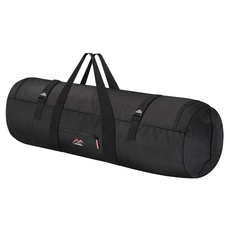 Travel Duffel Bag 37L/63L/125L Oversized Duffel Bags, Upgrade Zipper, Durable and Waterproof, Suitable for Camping Bag Travel Storage Bag Tent StorageBag Sports Equipment Bag (Black, XL，125L) Black