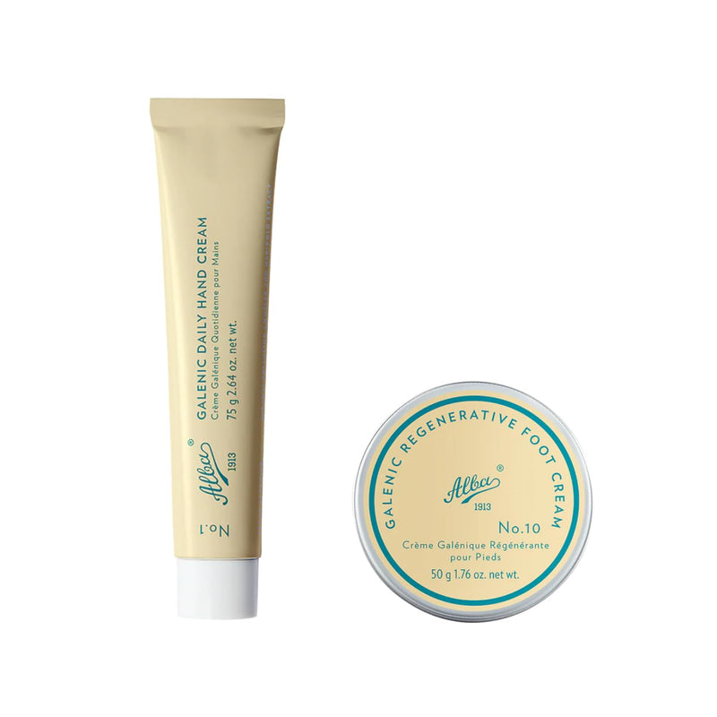 [Australia] - Alba1913 Galenic Hand and Foot Care Duo: Deep Hydration and Protection for Dry, Cracked Skin 