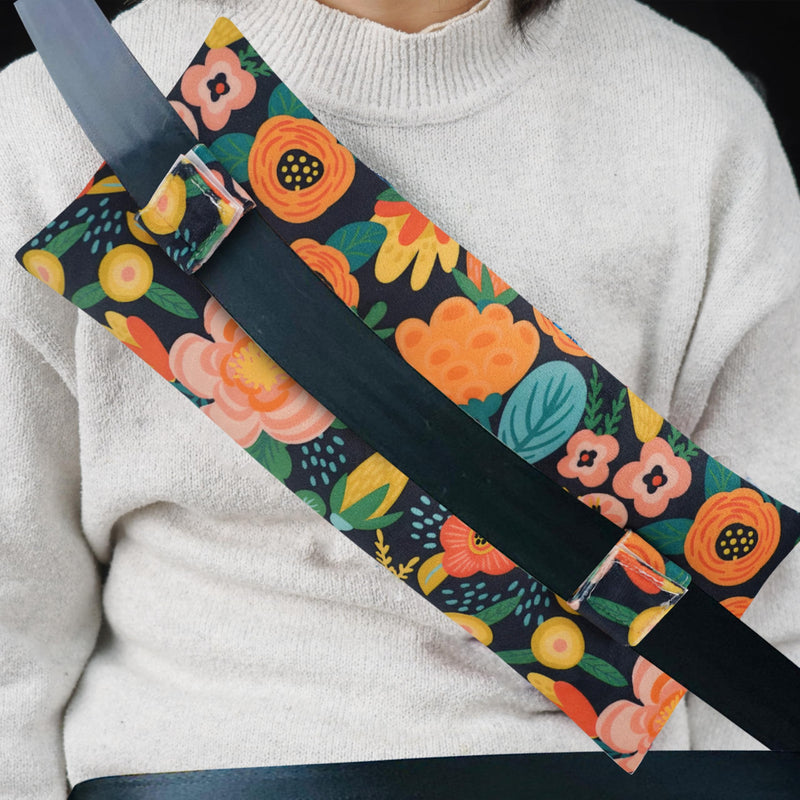 [Australia] - Mastectomy Pillow, Post Heart Surgery Seatbelt Pillow Csection Pillow Port Pillows for Chemo Patients Seatbelt Hysterectomy Pillow for Car, Pacemaker Protector Breast Cancer Seat Belt Gifts for Women Black Orange 