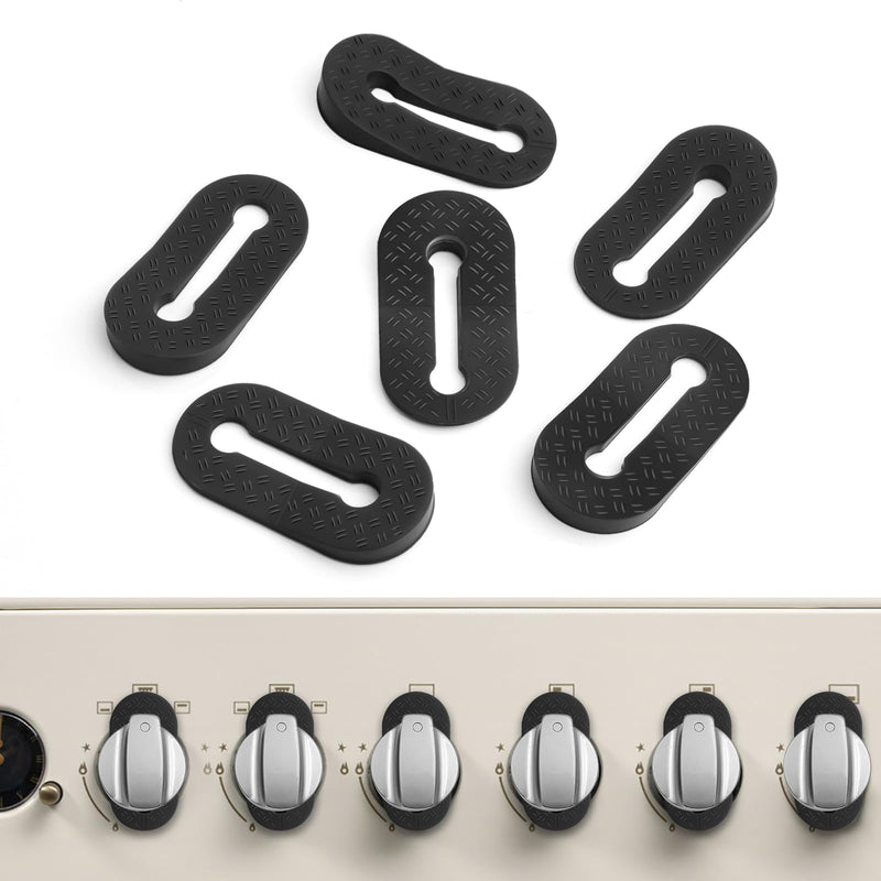 [Australia] - Silicone Stove Knob Safety Locks - Child Proof Oven Knob Locks (6 Pack)] 