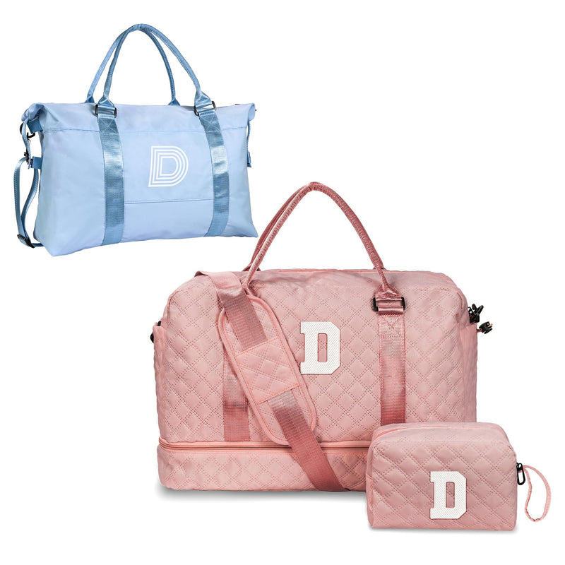 2PC Initial Travel Duffel Bag