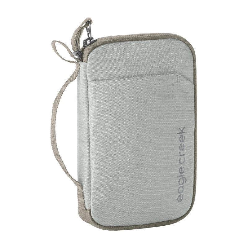 Eagle Creek Stash RFID Passport Wallet, Unisex, Storm Grey | Slim Travel Organizer with RFID Blocking, Secure Storage for Passport, Cards, and Cash, Lightweight and Water-Resistant