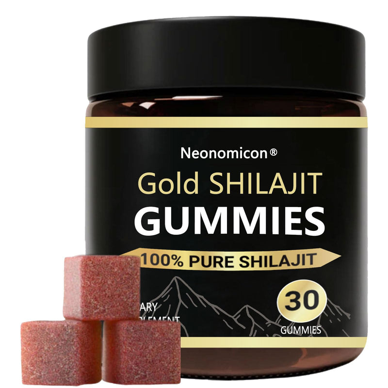 [Australia] - Shilajit Gummies for Men, Pure Himalayan Shilajit, 85+ Trace Minerals & Fulvic Acid, No Added Sugar Non-GMO, Energy Boost & Immune Support, 30 Gummies 