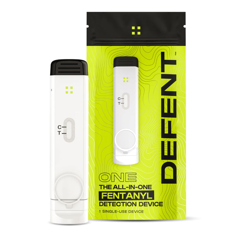 [Australia] - DEFENT All-in-One Fentanyl Detection Device - Single-Use, Patented Drug Test Tech for Instant, On-The-Go Detection at Festivals, Concerts, Parties, Colleges & Home - Alternative to Test Kit & Strips 1 