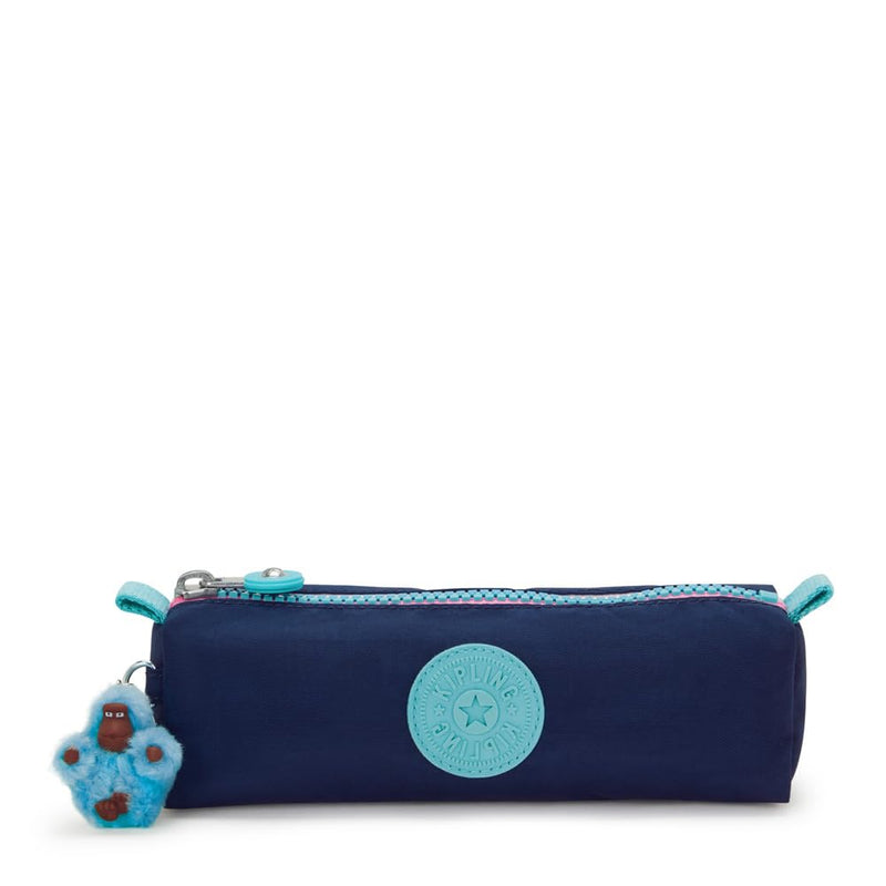 Kipling Women's Freedom Pencil Pouch, Small, Zipped, Water-Resistant, Pen Case 8.75''L x 2.5''H x 2.5''D Resort Navy